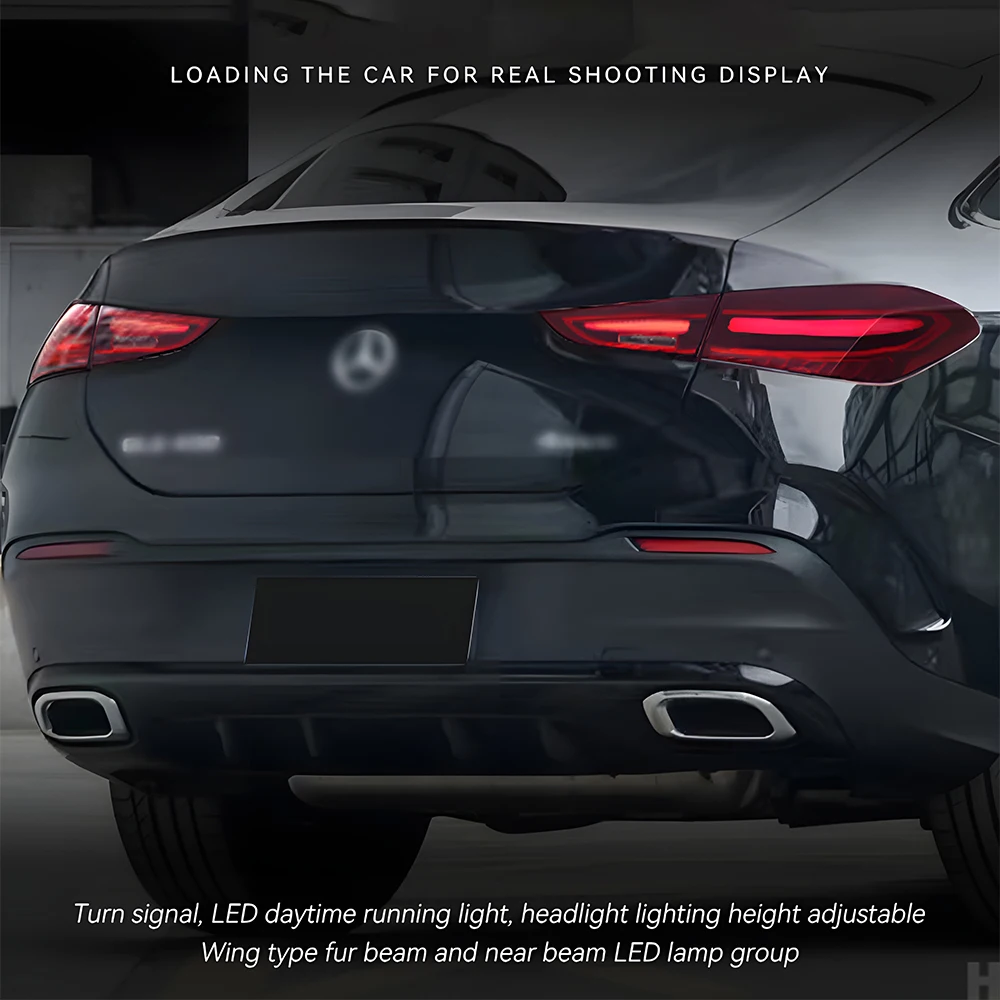 

For Mercedes-Benz GLE Coupe 2020-2025 Automatic Tail Light Assembly Upgrade, 2025 LED Tail Lights, Plug and Play Car Accessories