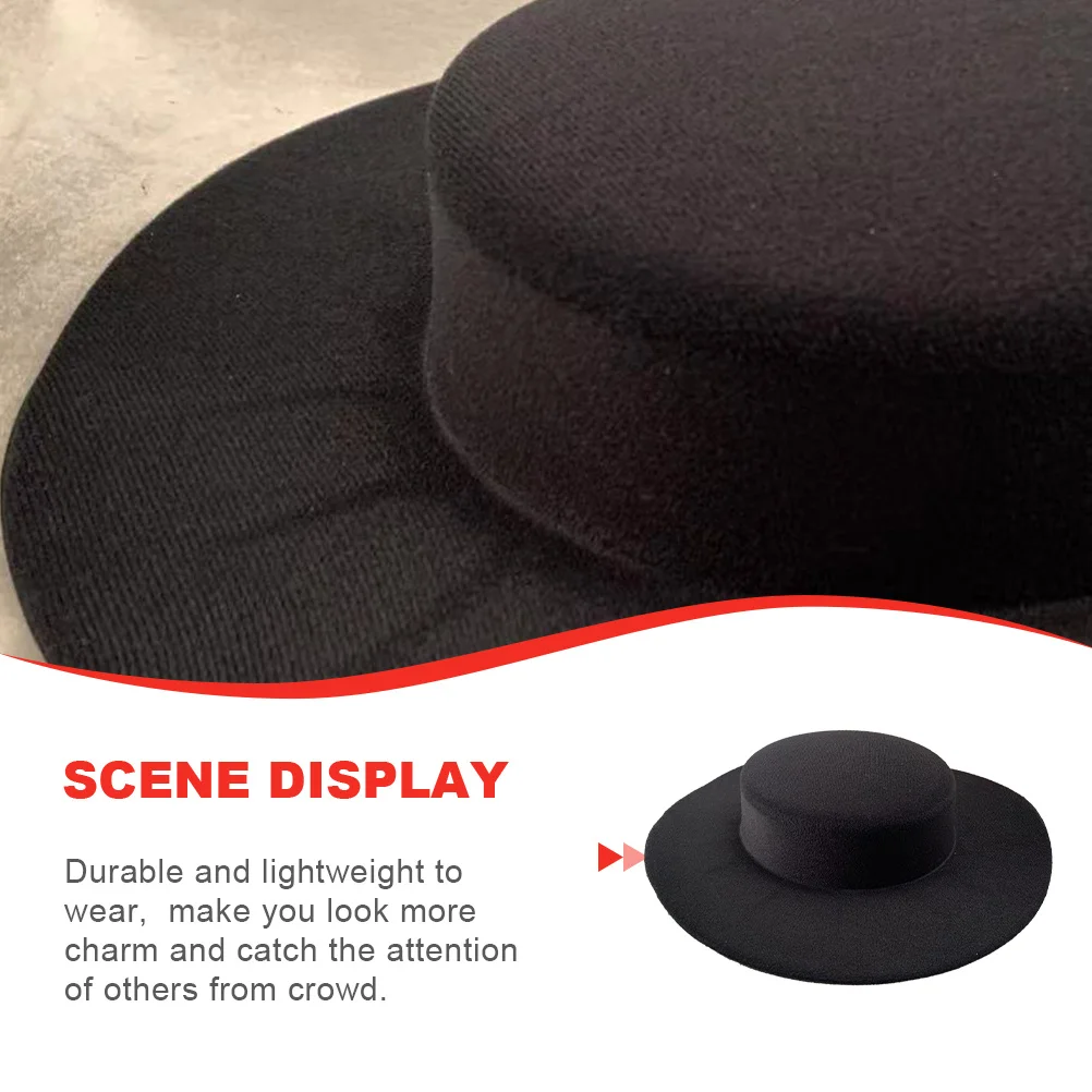 

Small Elegant Hat Hair Accessory For Women Fashion Cosplay Party Decorative Tops Hat Up Costume Prop