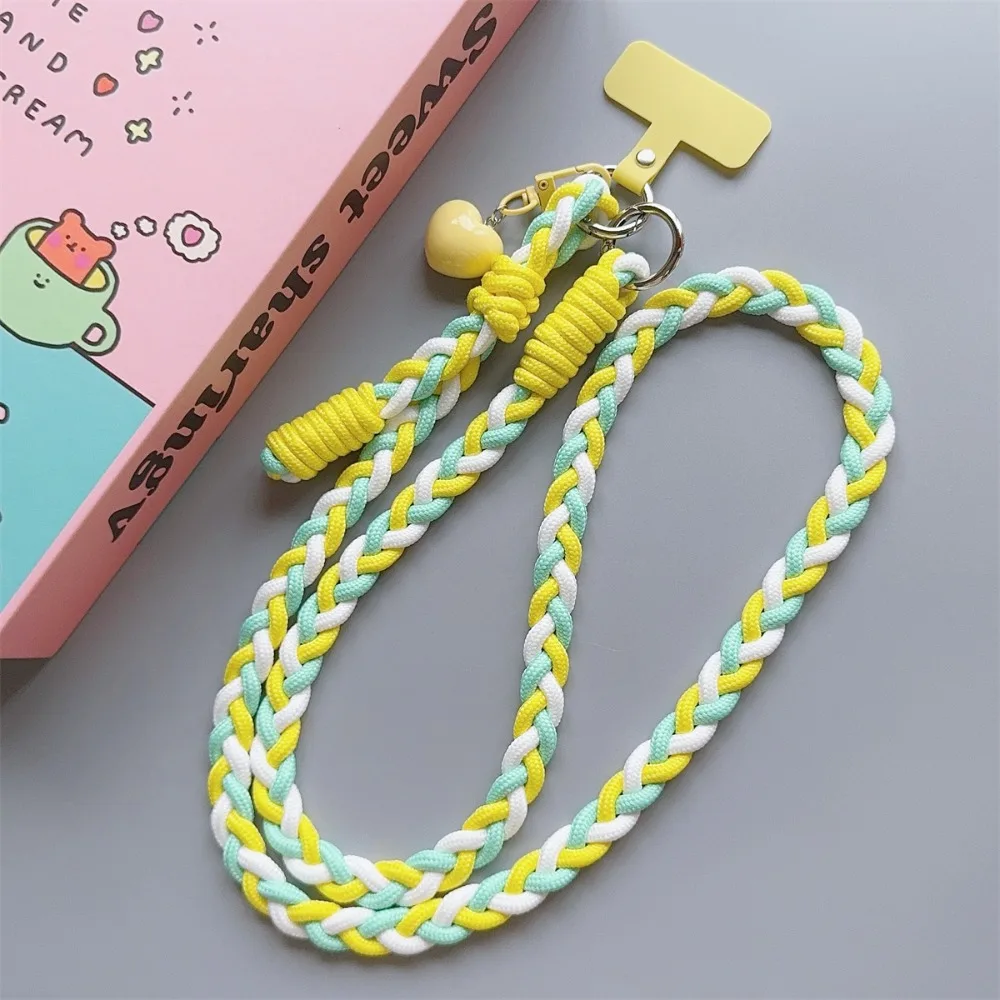 

Nylon DIY Phone Crossbody Chain Long Anti-loss Phone Hanging Chain Diagonal Shoulder Straps Mobile Phone Lanyard New Year Gifts