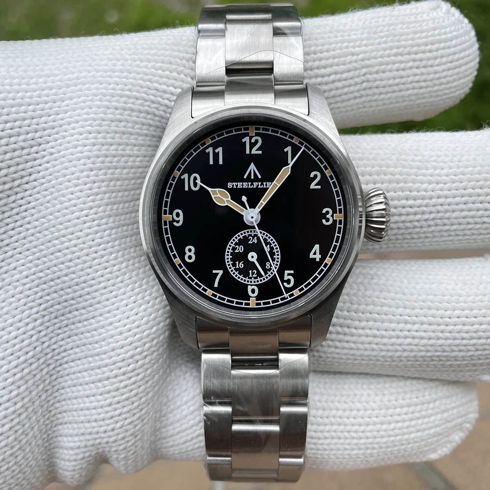 STEELFLIER Offizielle SF746 Luxus-Quarz-Armbanduhr Swiss Luminous VH60 Mute-Uhrwerk 20Bar wasserdichte Multi-Zeitzonen-Uhren – Detail 15