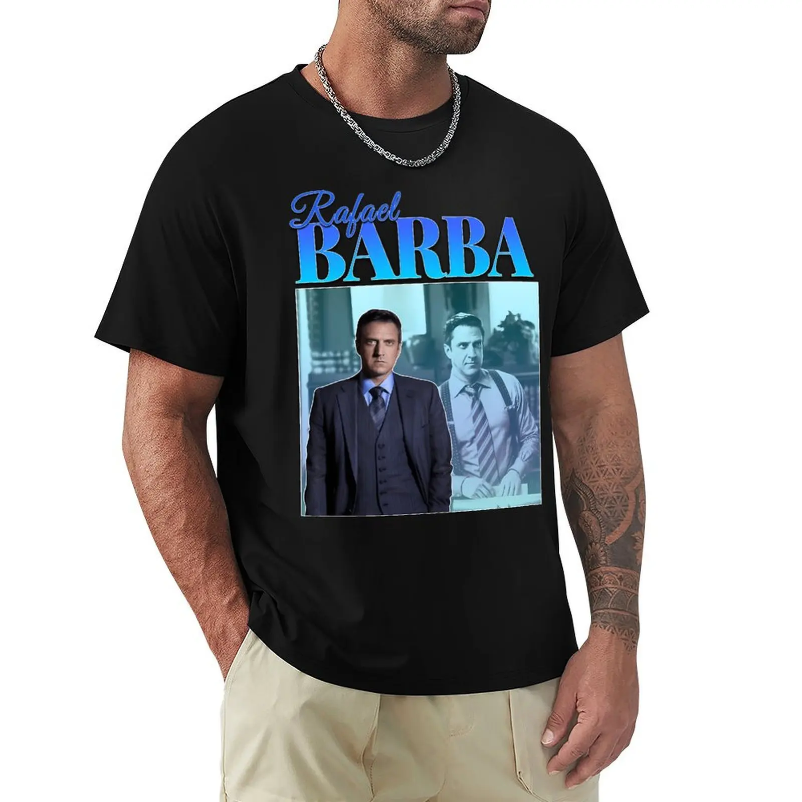 Rafael Barba 90s Inspired Vintage Homage T-Shirt t shirt man luxury T-Shirt