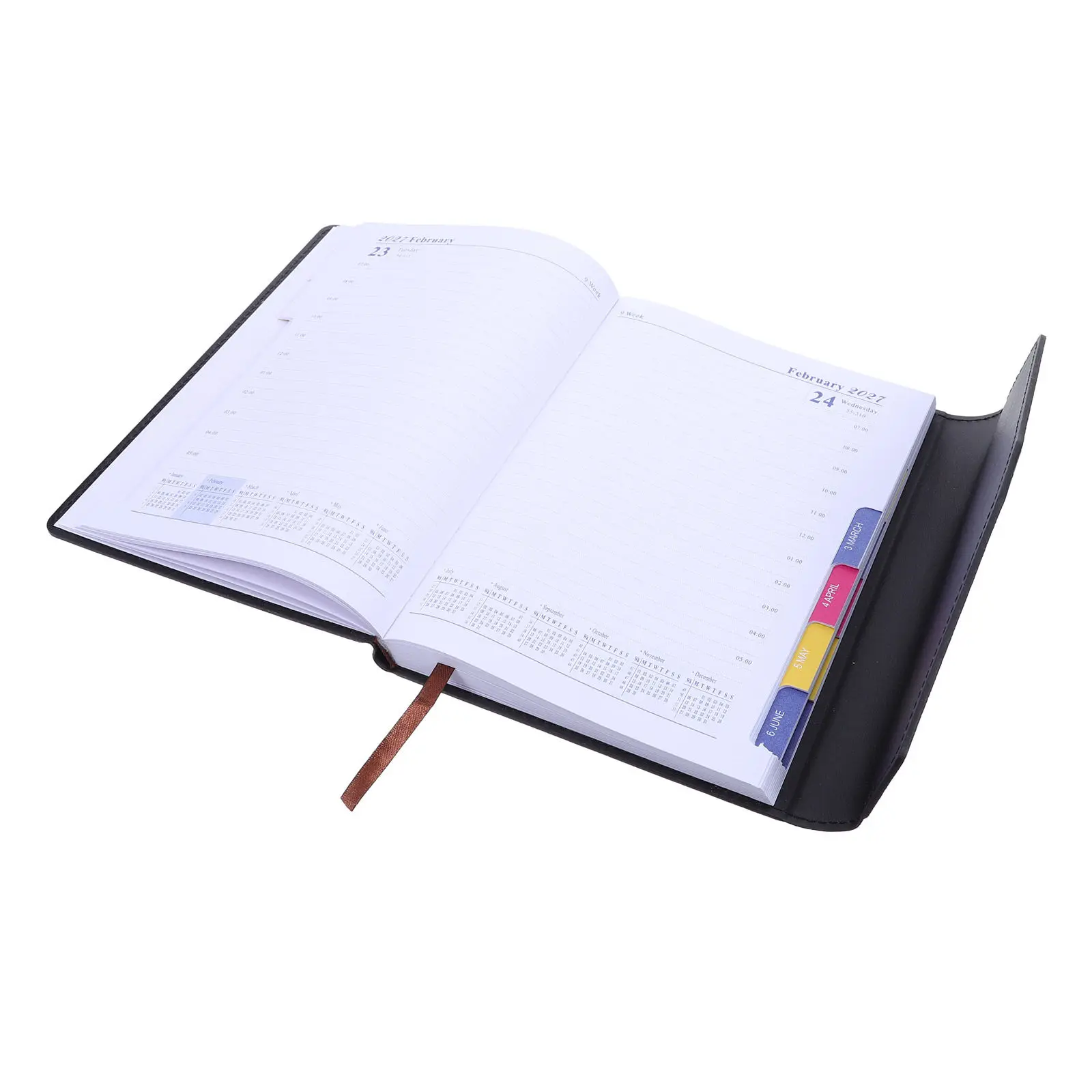 trifold-daily-planner-2027-black-a5-dated-diary-journal-appointment-calendar-goal-tracker-monthly-weekly-daily-planner-business