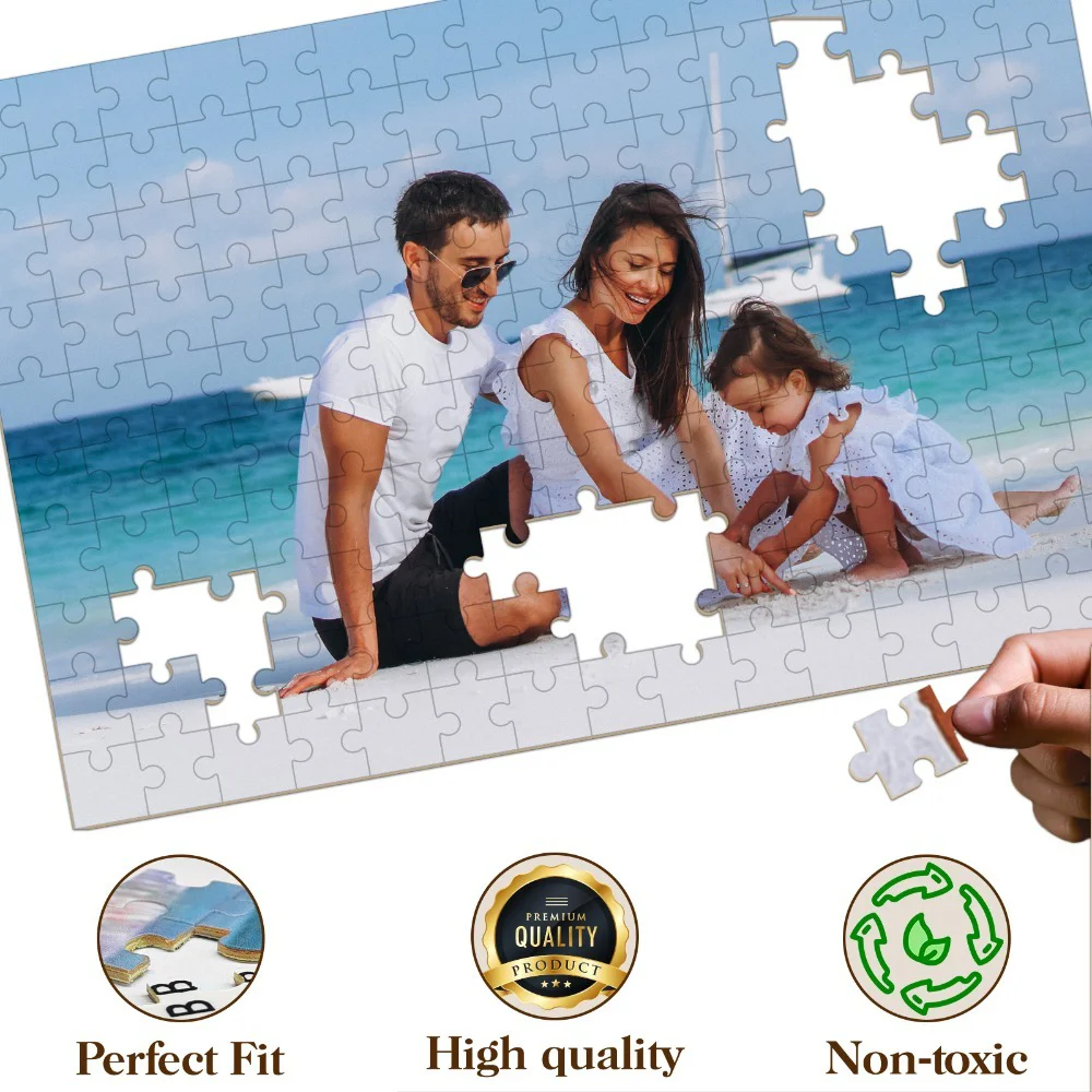 1000Pcs Custom Photo Puzzle - Adult Only, Handmade Puzzle for Couples, Families, Weddings, and Pet Portraits, Creative Birthday Gift, Challenging Brain Game, Vibrant Color Scenes, Fine Craftsmanship