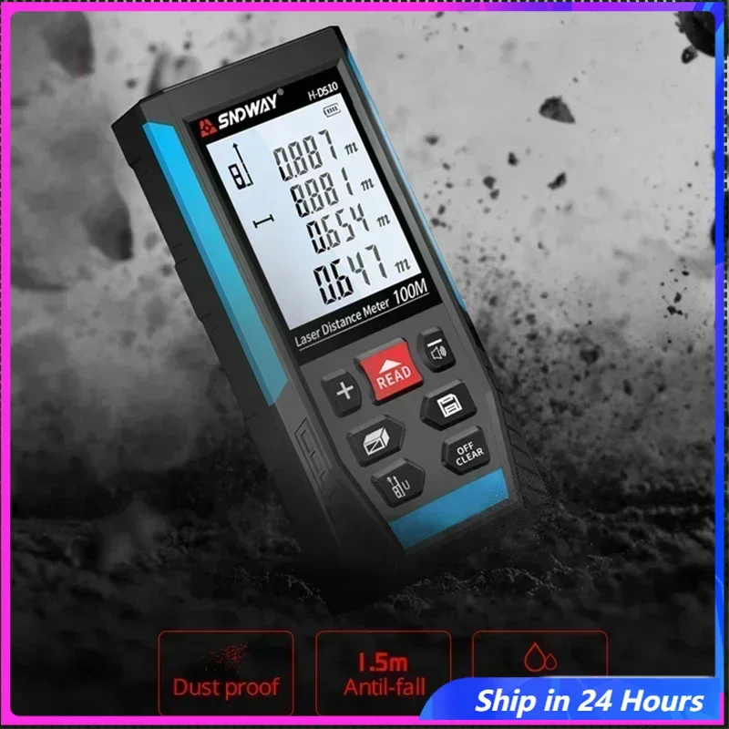 

Английская версия SNDWAY H D510A D710A D100A D120A Лазерный дальномер Электронная линейка Мини-дальномер Лазерная мера