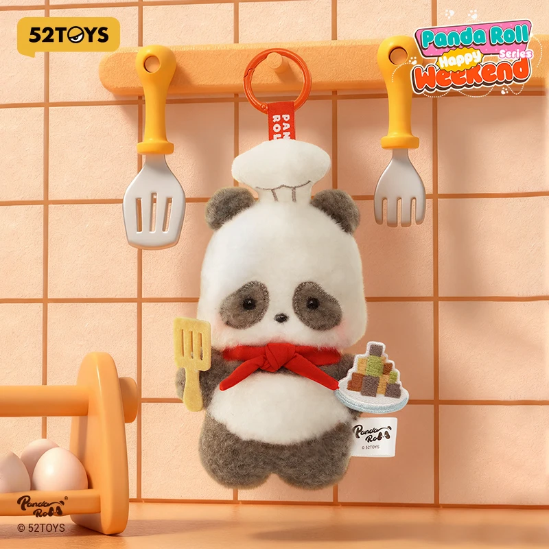 52TOYS Mystery Box Panda Roll Party Series, Blind Box, 1PC Plush Toy Action Figure randomCollectible Toy Desktop Decoration Gift