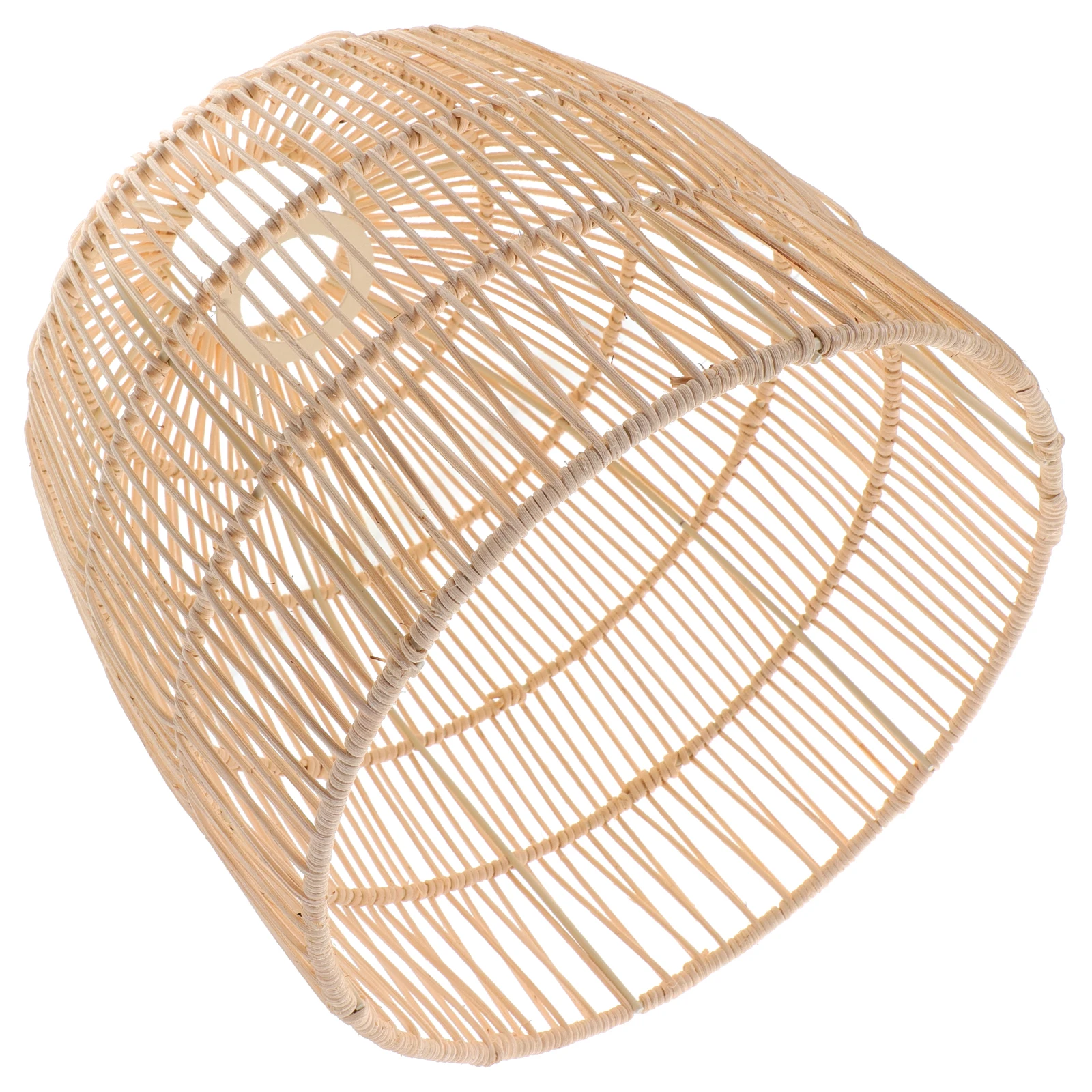 

Rattan Lampshade Pendant Light Bulb Cage Rustic Shades Replacement Decorative Farmhouse Fine