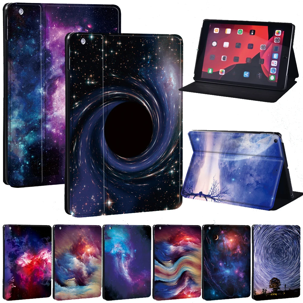 For IPad 9th 8th 7th 10.2 5th 6th 9.7 Case for Mini 6 2021 Mini 5 4 3 2 1 IPad 2 3 4 Case Cover Starry Sky Pattern Shell