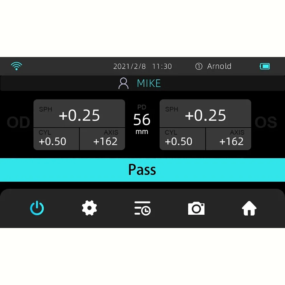Portable Vision Screener, 7 Inch HD Auto Refractor, 0-180° Axis Number & for Glaucoma, Penetrating Cornea, Syndrome Eye