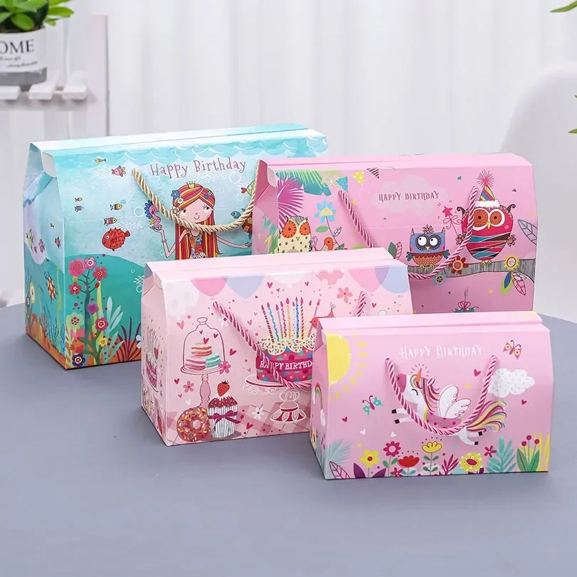 10pcs Animals Ponies Gift Box Wedding Decoration Wedding Favors and Gifts Christmas Theme Birthday Party Supplies Candy Box