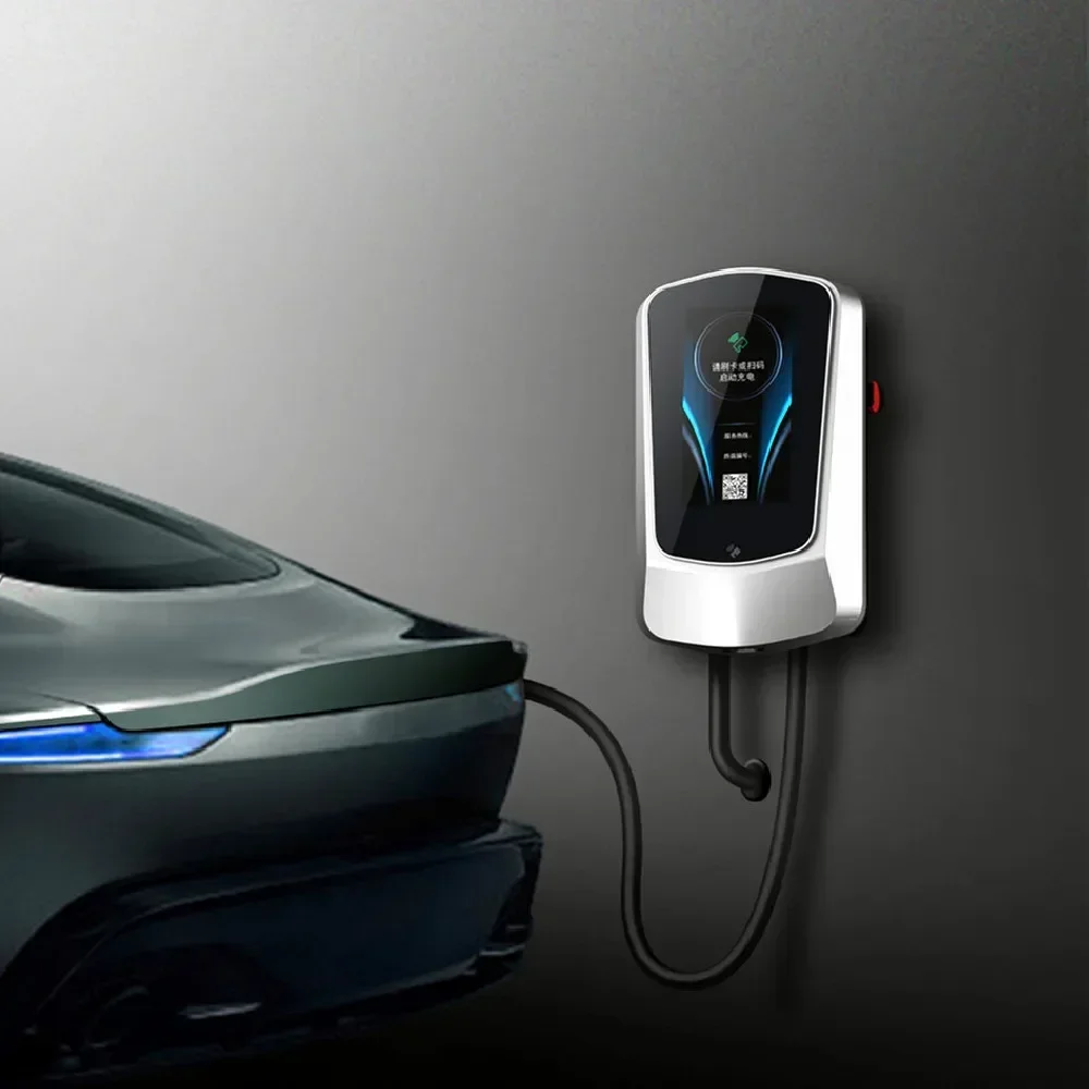 

2025/New Electric Car 7KW EV Fast Home Charger 3 Phase Type 2 11KW 22KW EV Wall Mounted Charging Sataion for European Standard