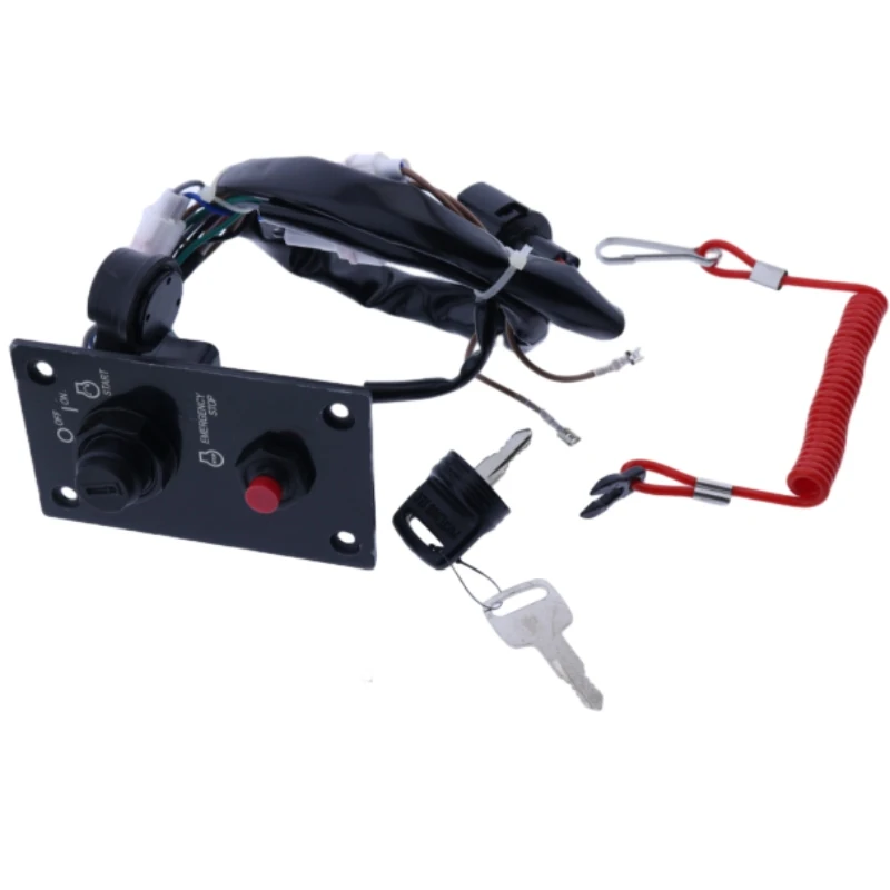 STLF ما بعد البيع الأجزاء البحرية مفتاح إشعال لوحة التبديل 37100-96J24 3710096J24 لمحرك القارب الخارجي #5