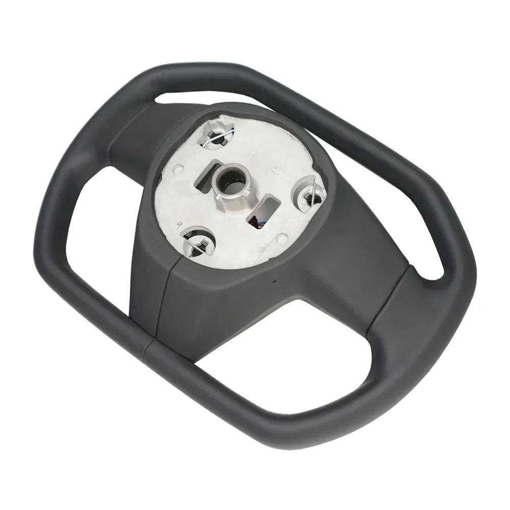 Newest Model 3 Y Cybertruck Style Leather Yoke Steering Wheel for Tesla Car Accessories Upgrade Modification
