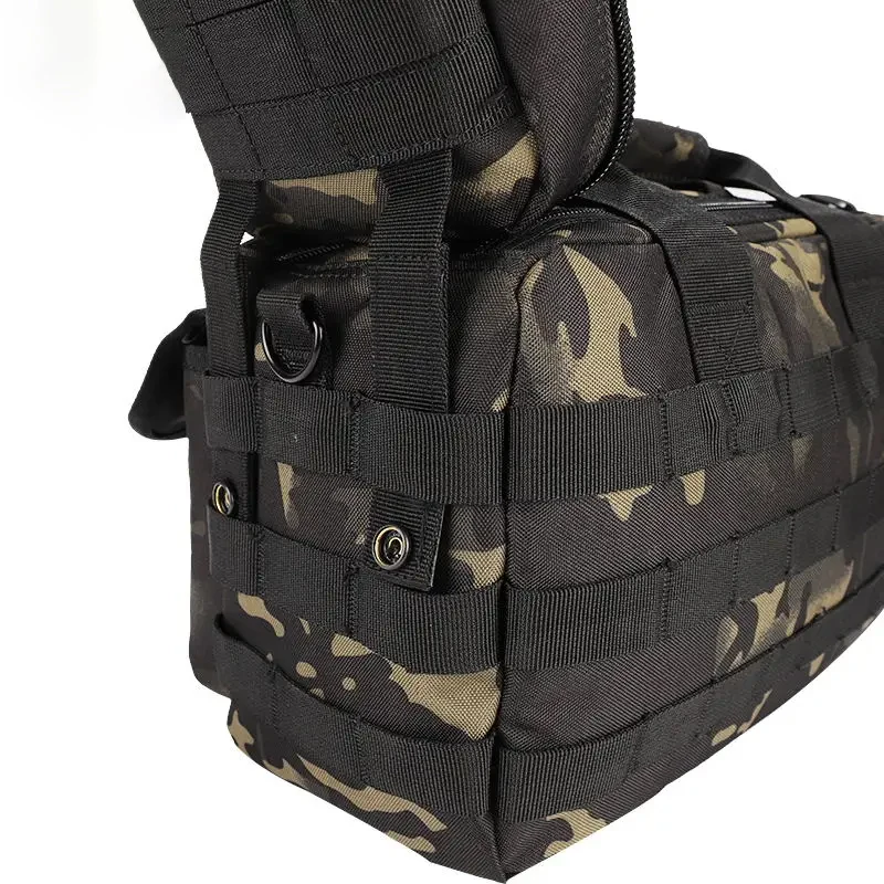 Lichtgewicht en draagbare multifunctionele gereedschapsset Camouflage cameratas Reizen Sport Wandelen Enkele schouder diagonale tas