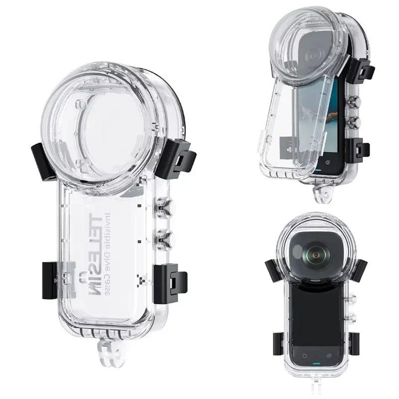 

2026 Plastic Underwater Invisible Waterproof Case for Insta360 X4 50M Diving Shell Housing Cover Dive Case