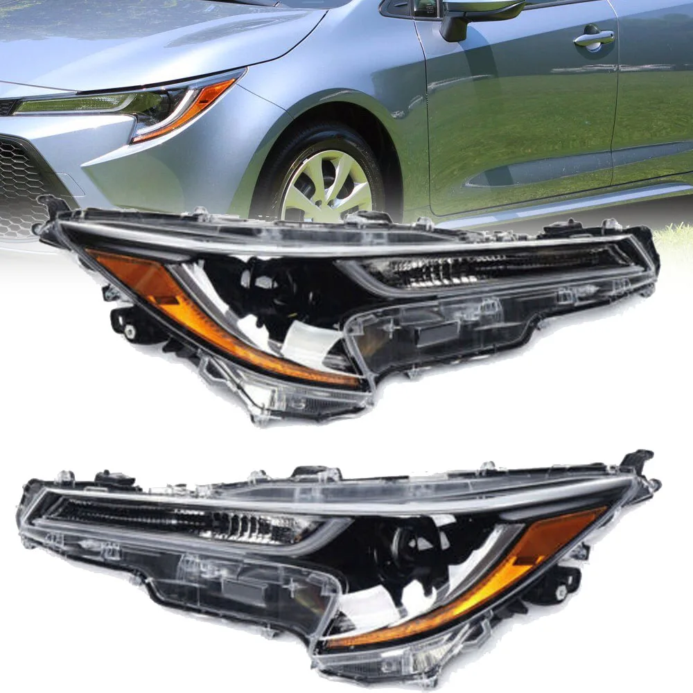 

Headlight For 2020 & 2021 Toyota Corolla L LE RH Headlight LED Lamp Passenger/Driver Side Light Right/Left Headlight