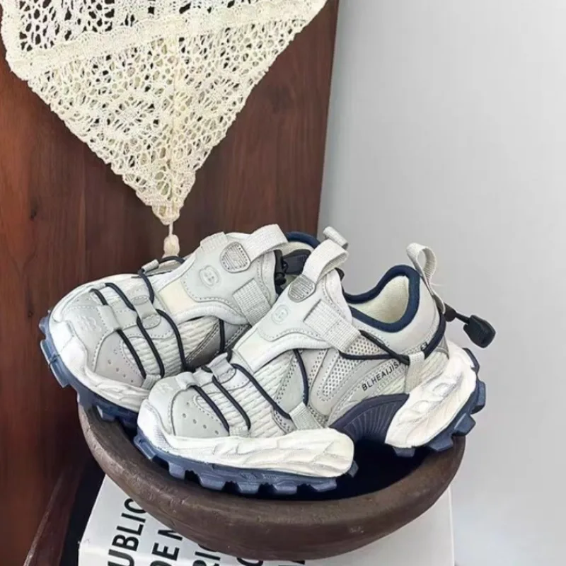 Kinder-Sneaker mit dicker, weicher Sohle, rutschfeste, leichte Laufschuhe für Kinder, 2026 brandneue, trendige Freizeitschuhe für Jungen und Mädchen. – Detail 5
