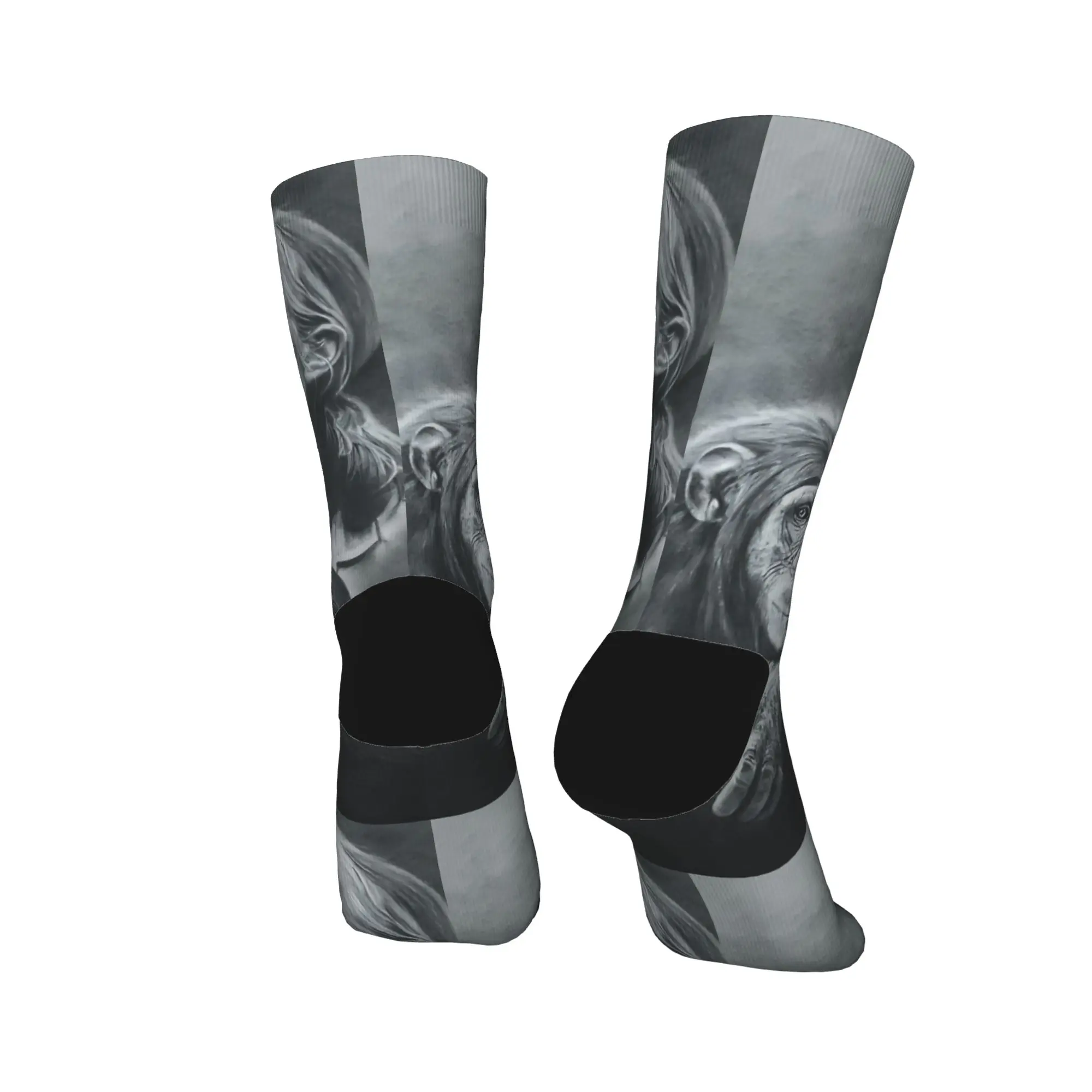 النساء الرجال الجوارب جوارب الخريف الجدة الجوارب الناعمة الدافئة المطبوعة تشغيل الرياضة المضادة للانزلاق الجوارب