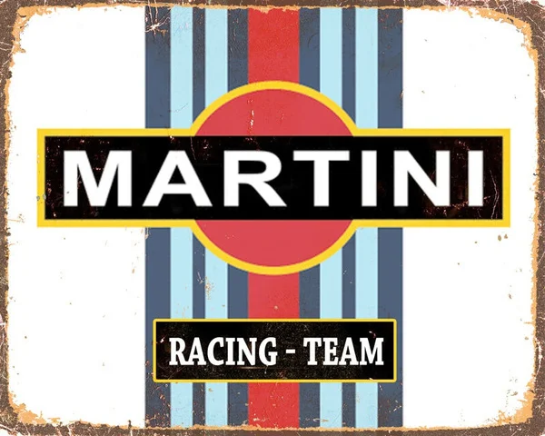 

Martini Racing Team VINTAGE ENAMEL METAL TIN SIGN WALL PLAQUE 20X30CM Tin Sign
