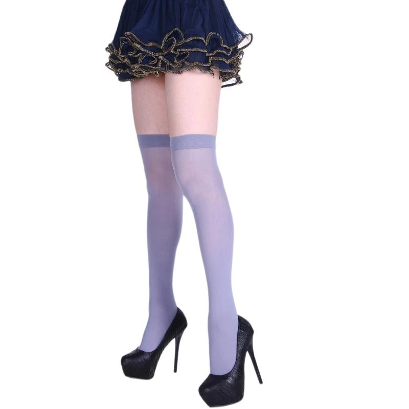 

Женские носки до бедра, удлиненные хлопковые однотонные высокие сапоги, чулки, гетры, чулочно-носочные изделия 15UB