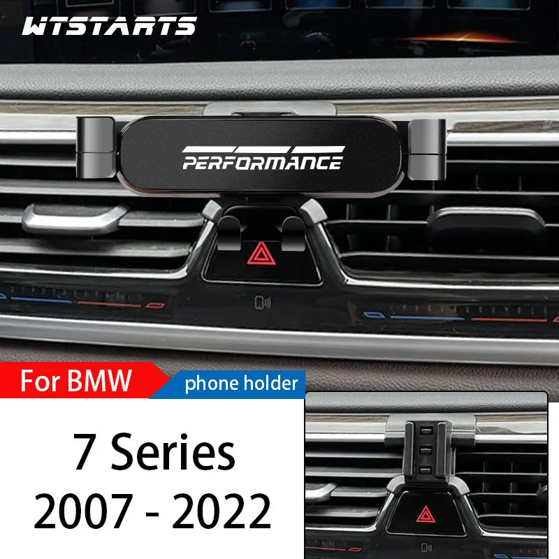 Suporte do telefone do carro suporte de montagem para bmw série 7 f02 f04 g12 07-2022 ajustável gps navegação suporte do telefone móvel acessórios