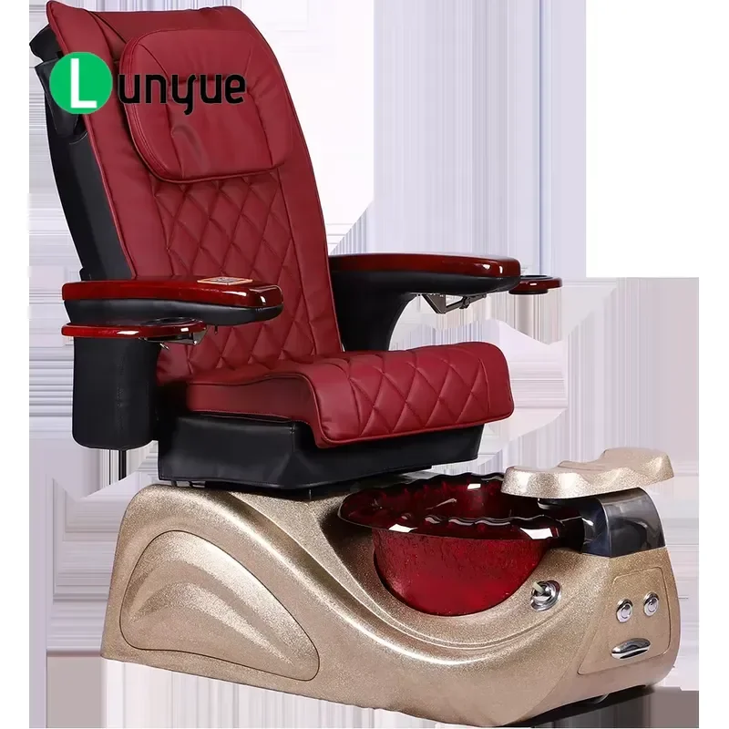 Deluxe Pedicure Chair Foot Spa Massage Furniture For Nail Care Beauty Shop Comfortable Design Professional Use