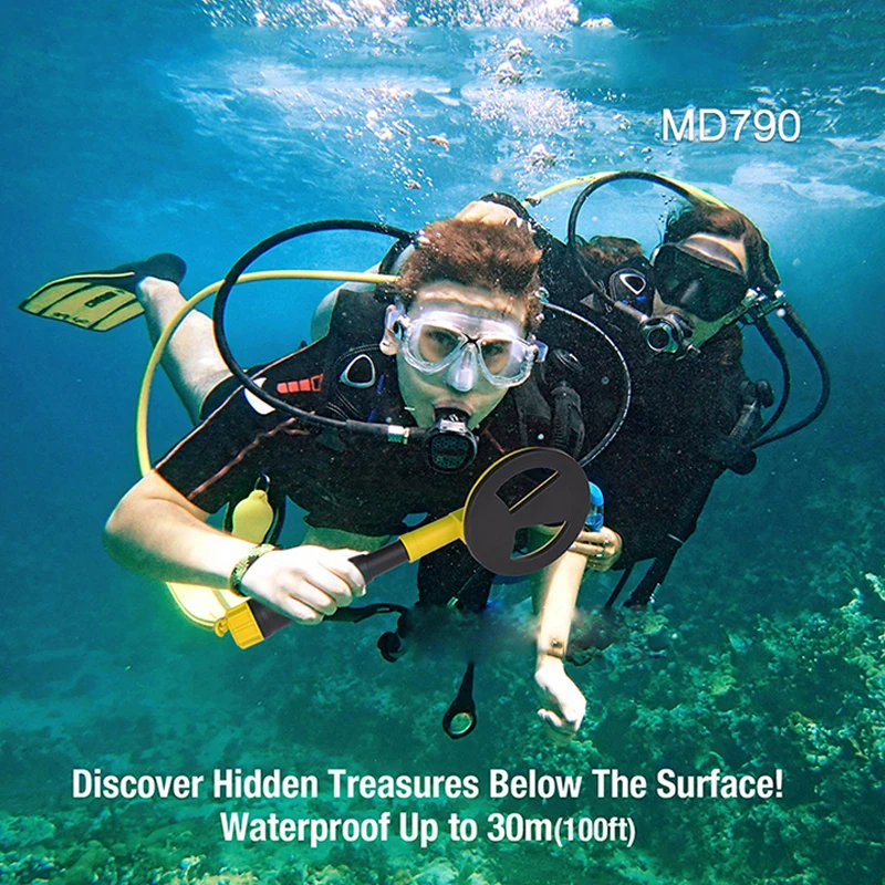 Metal Detector Underground Professional Depth 30m Search Finder Gold Detector Treasure Hunter Detecting Pinpointer Waterproof