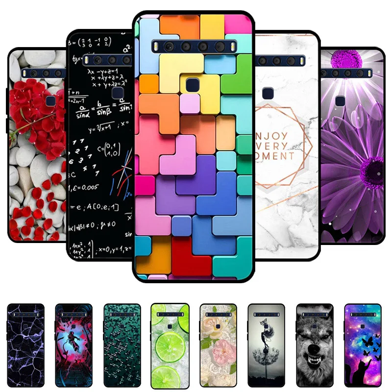 Para TCL 10L fundas T770H T770B gato pintado suave TPU funda de teléfono de silicona para TCL 10 Lite funda TCL10 Lite funda TCL 10 L Coque Etui