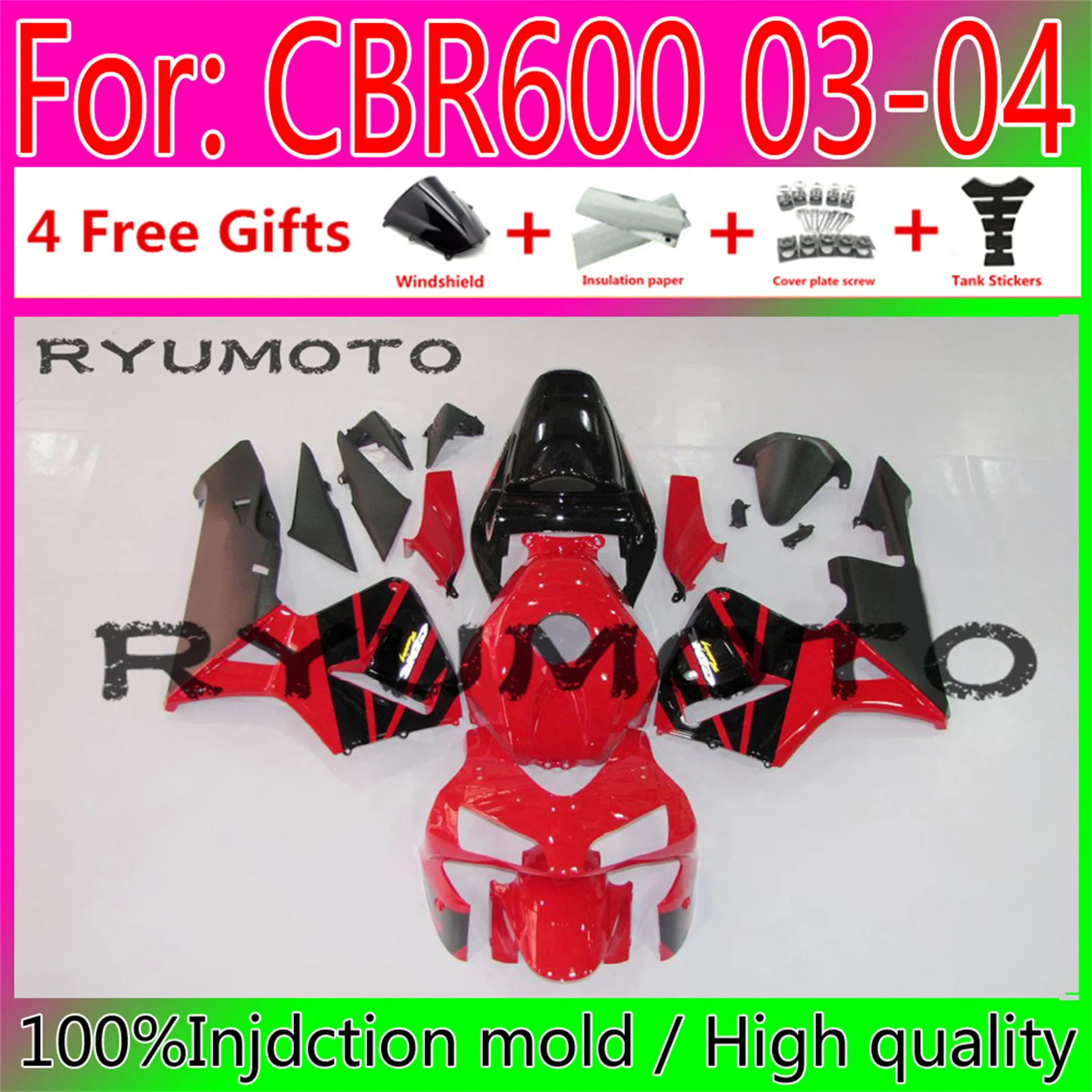 

Обтекатели для мотоцикла HONDA CBR600RR F5 2003 2004 CBR600 CBR 600RR 03 04