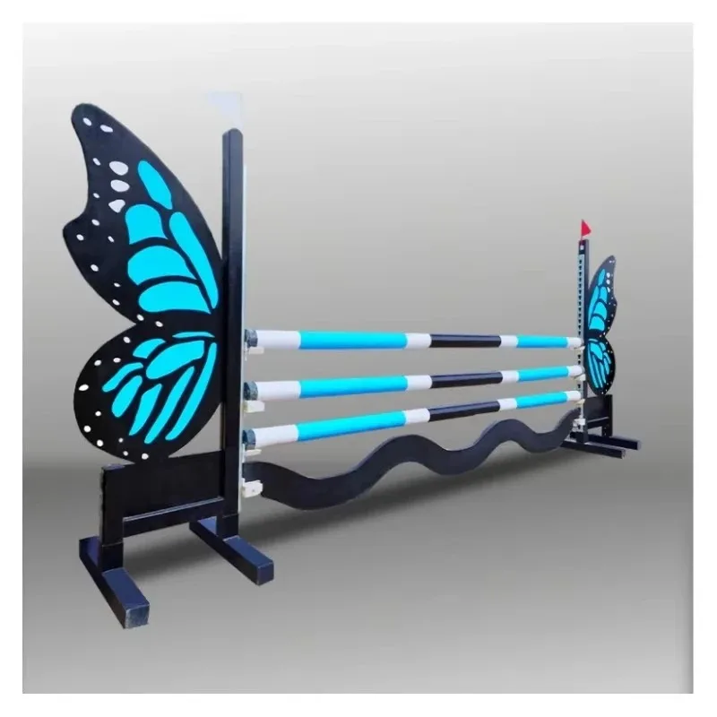 

Tianyun High Quality 1.7m PVC Aluminum Equestrian Training Jump Western Jump Hot Horse Jump