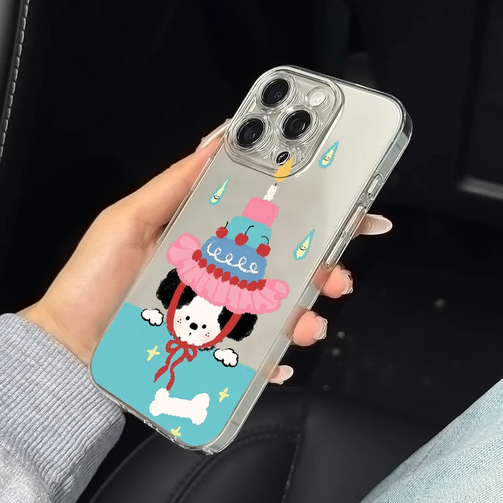 Brush style cake Silicone Phone Case for iPhone 17 16 15 14 13 12 11 Pro Xs Max Air Mini 7 8 6 6s Plus SE 2020 2022 Cover