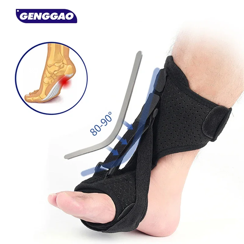 

1PCS Plantar Fasciitis Night Splint Adjustable Orthotic Achilles Tendonitis Stretching Sling Foot Brace , Foot Drop , Tendinitis