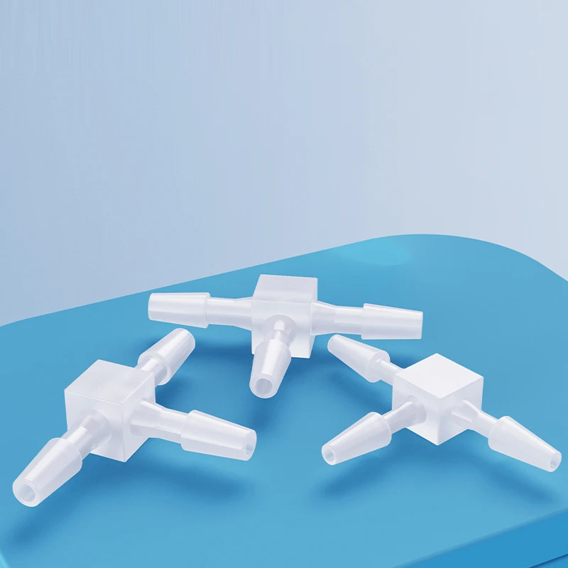 

PP Plastic Tee Connector 1.6-25mm, Irrigation Hose Fitting, Aquarium Air Pump Adapter, Barbed Pagoda Joint for Water Pipe Tubing