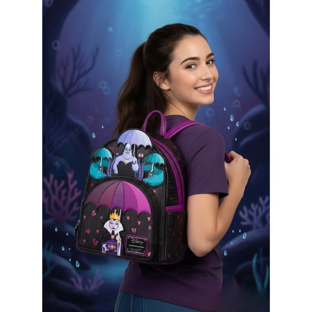 

Maleficent Mini Backpack Villains Scene Maleficent Sleeping Beauty Backpack Children Schoolbag for Women Holiday Surprise Gift