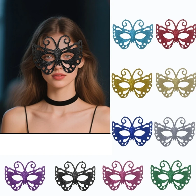 

E15F Venetians Mask Butterfly Masquerade Mask Evening Prom Ball Mask Halloween Cosplay Costumes for Women Girls Gift