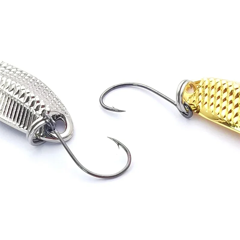 New 1pcs Lure Spoon Fishing Lures Pesca Wobblers Spinner Baits Shads Sequin Metal jigging For Carp Fishing Topwater Isca Bass