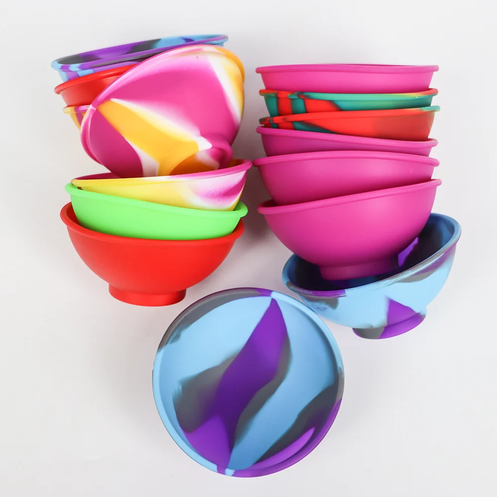 

10pcs 50mm Silicone Mini Bowl 8g Multi-Use Tobacco Spice Herb Storage Bowl Kitchen Smoking Accessories
