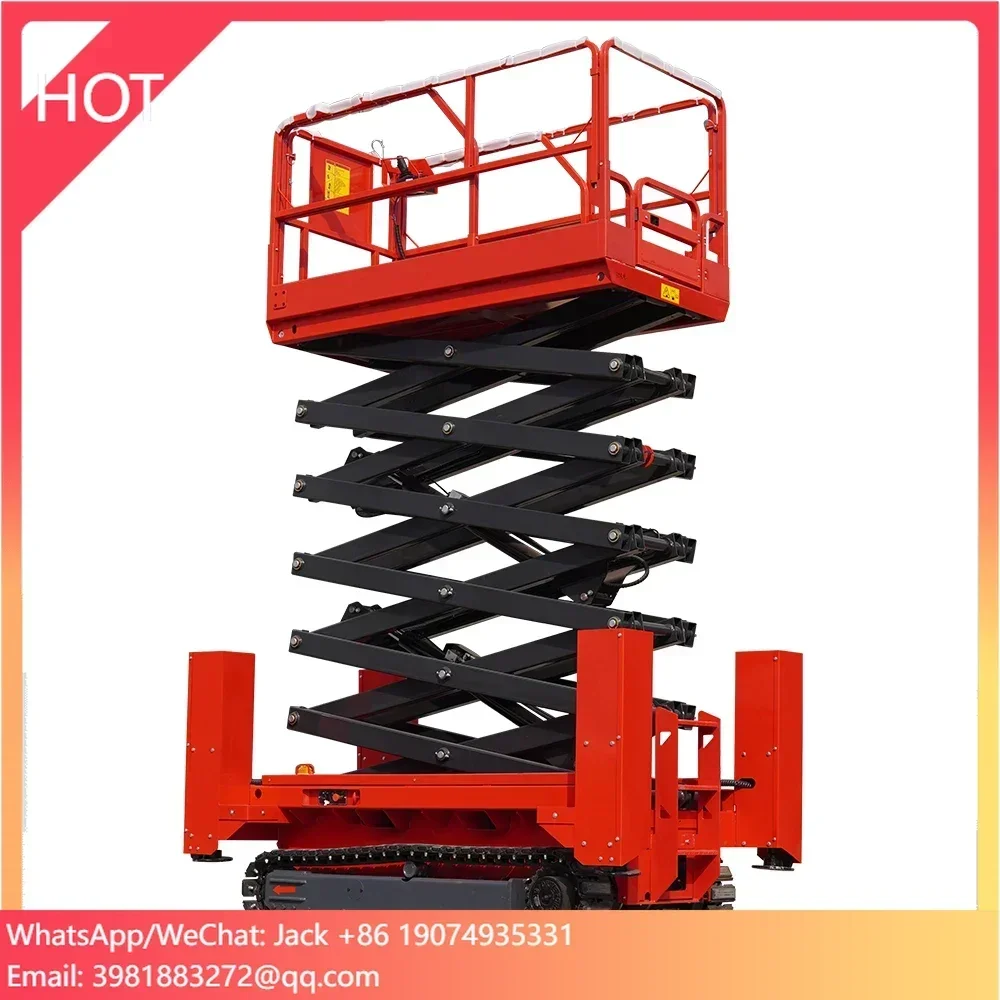 CE 4m 6m 8m 10m 12m 14m 16m 18m Scissor Lift Table Electric Lift Table Electric Scaffolding Lifting Platform