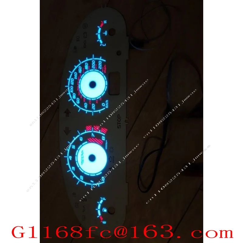 High Quality EL Glow Car Gauge  Instrument Cluster Compatible with  W124, W126, (W201) 190