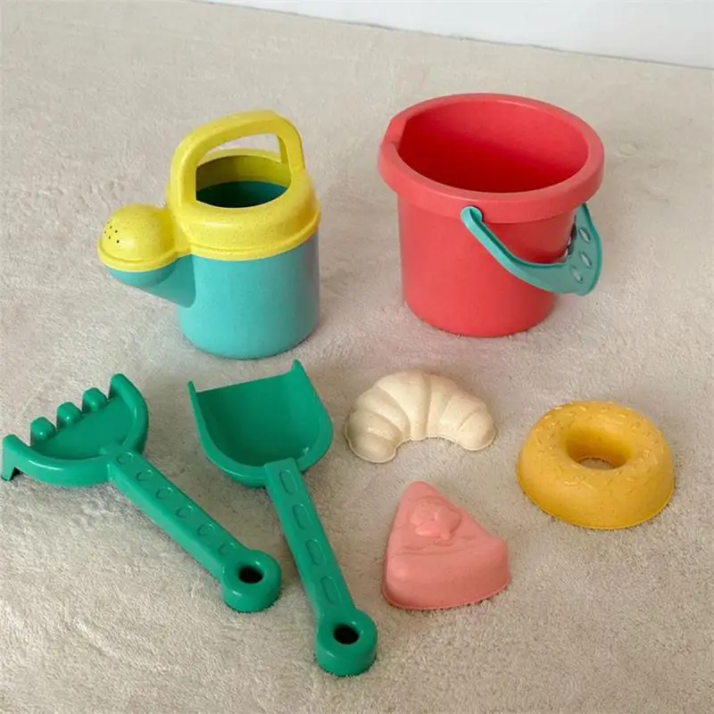 Jouets de plage pour tout-petits, jouets d'apprentissage précoce avec chariot, 8 pièces, ensemble de jeu amusant en plein air pour bord de mer, plage, Camping extérieur