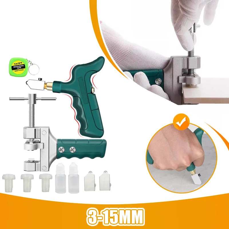 Tile Glass Multifunction Cutter Set Ceramic Floor And Porcelain Cutter Ceramic Cutting Scratcher For Cutting Glass Cutting Tools