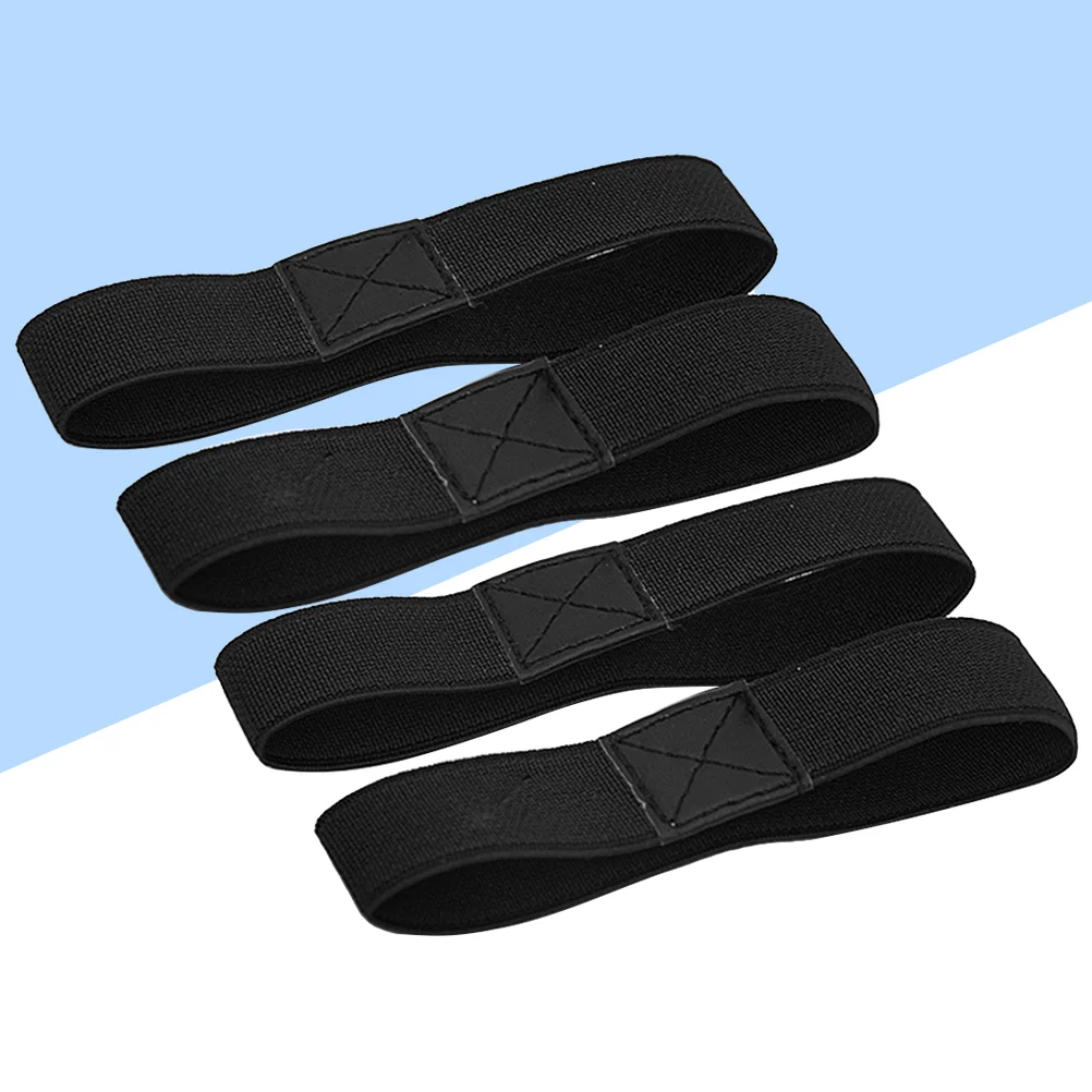 4 Pcs Heel Pumps for Women Shoelace High Women's Shoes Straps Anti-loose Detachable Black