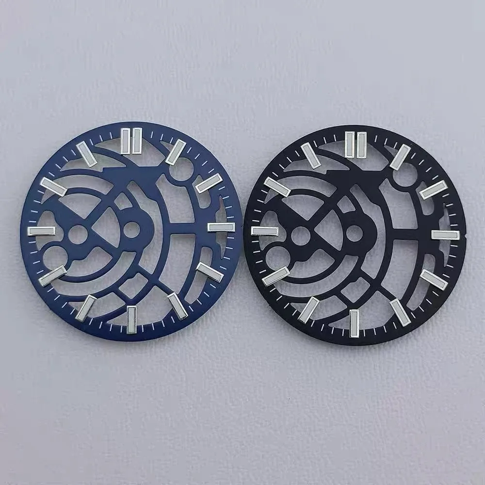 28.5MM hollowed-out luminescent dial is suitable for NH70 NH72 High Accuracy Skeleton Automatic M