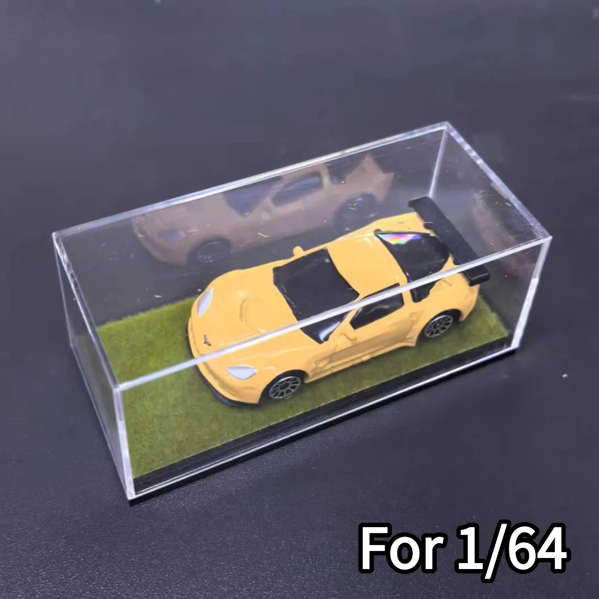 

Акриловая витрина 4,1 "x 1,8" для масштаба 1:64 1:87, модель автомобиля, коллекционный футляр для хранения фигурок, миниатюрное DIY, здание, диорама