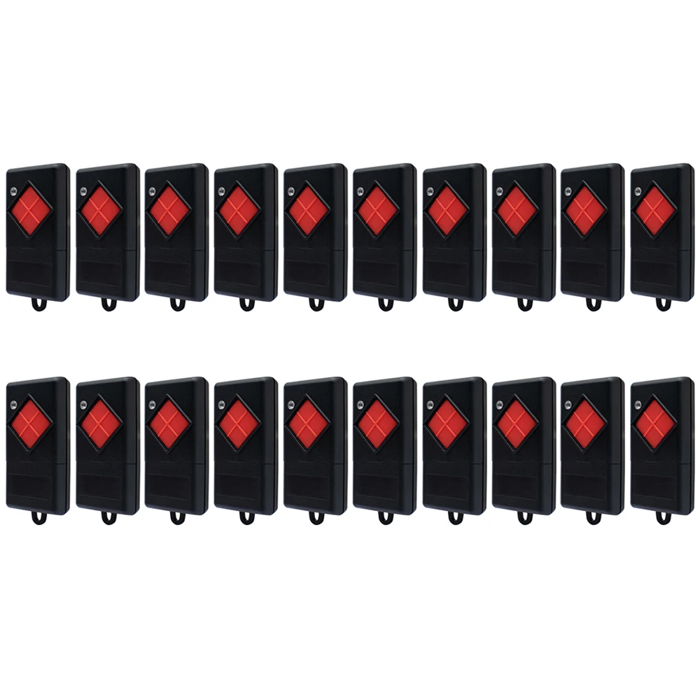 20pcs Dickert MAHS40 MAHS40-01 MAHS40-04 Garage Door Remote Control 40.685MHz Red Button Hand Transmitter