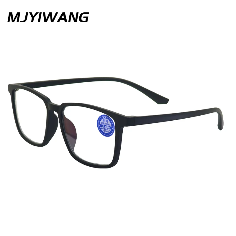 Klassische Herren-Lesebrille mit Blaulichtfilter und Dioptrienoptionen für Weitsichtigkeit