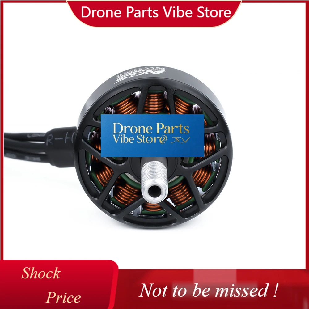 

DParts1Axisflying AZ2807 1350KV Brushless Motor 4~6S Lipo 4mm Hollow Shaft For 6~7 Inch Propeller FPV Freestyle Drones Accessory