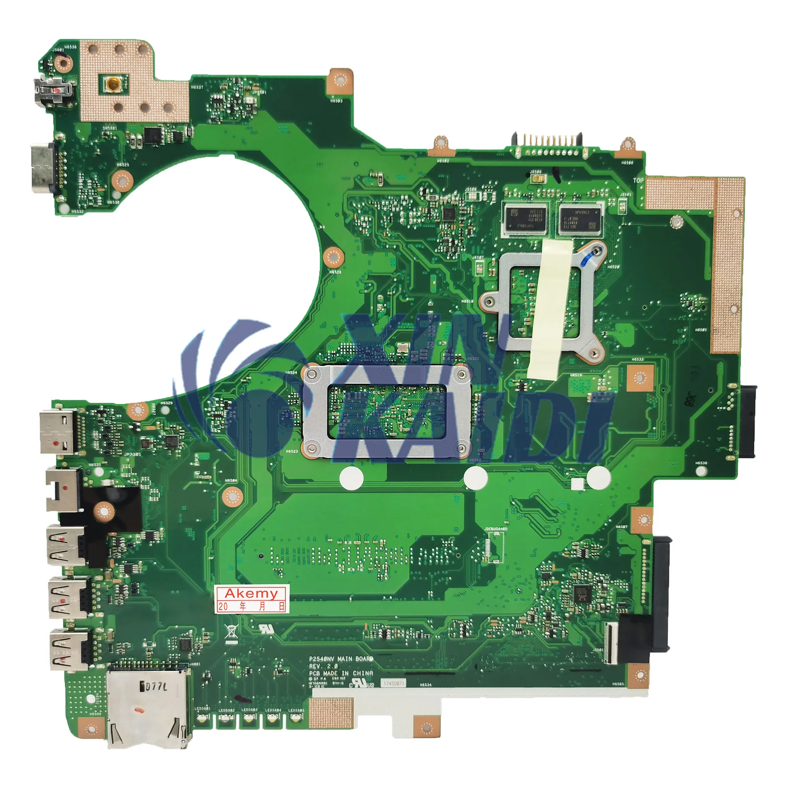 

Notebook Mainboard For Asus P2540NV P2540 P2540NV P2540N Laptop Motherboard with N3450 N4200 CPU GT920MX-V2G GPU Systemboard