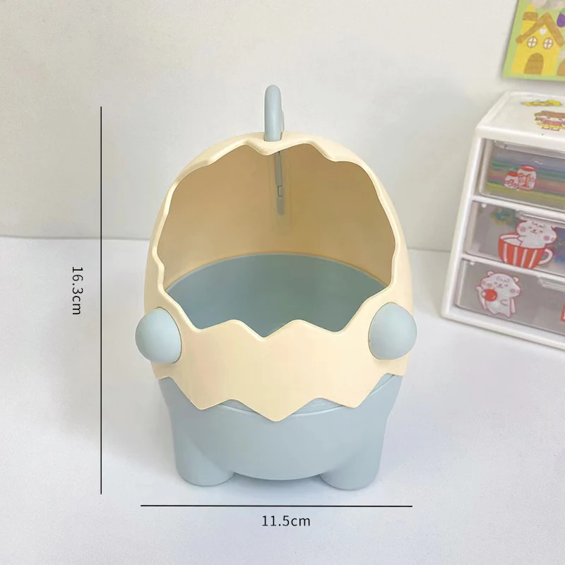 Cute Pen Holder Lovely Cartoon Dinosaurs Stationery Holder High Capacity Candy Hairclip Jewelry Storage Box Kawaii Desktop Stuff