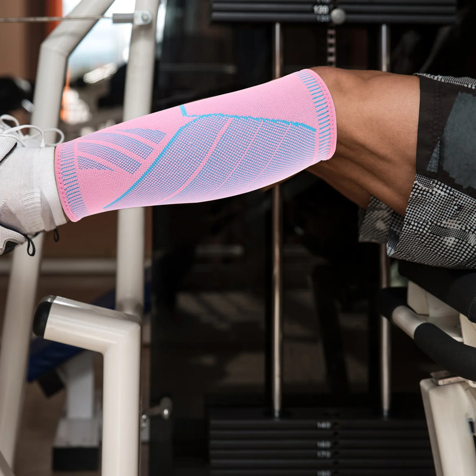 

2pcs Sports Leggings Calf Sleeves Men Basketball Running Shock Absorption Compression Breathable Hiking Leg Protection