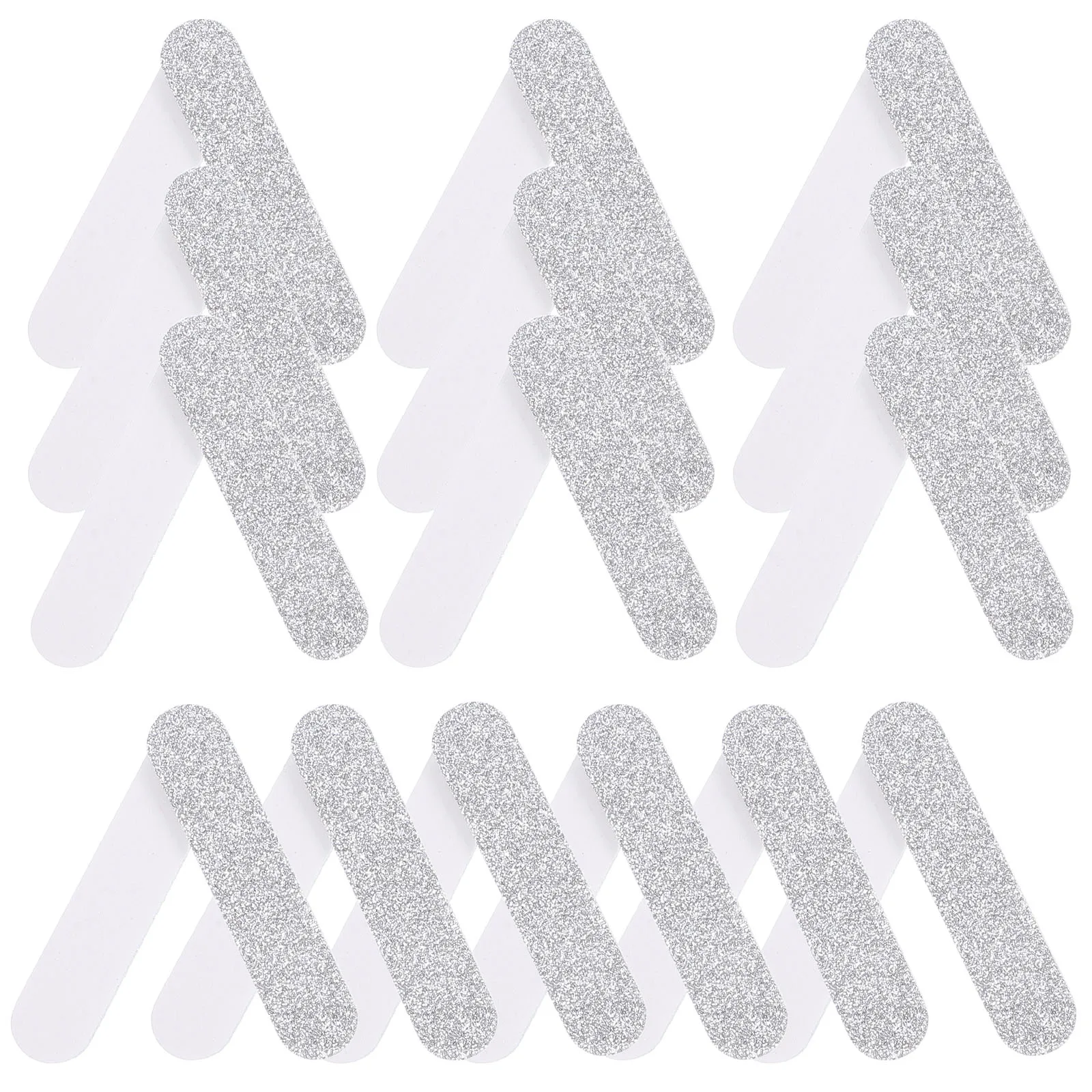 

30pcs Glitter File Strips Manicure Pedicure Tool Acrylic Natural Nails Portable Durable Grooming File Travel Bag Nail